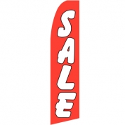 Red Sale Swooper Flags, Red Sale Beach Flags