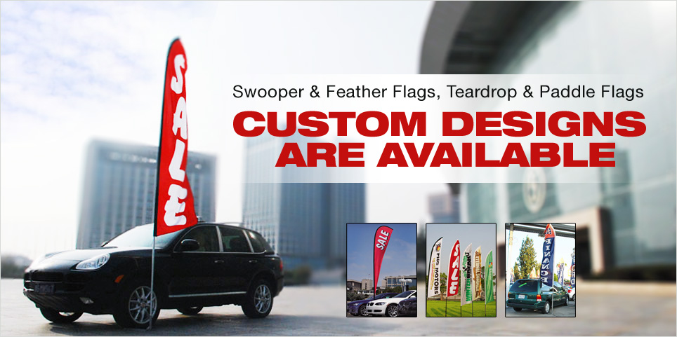 The Swooper Flag is a great ideal for advertisment